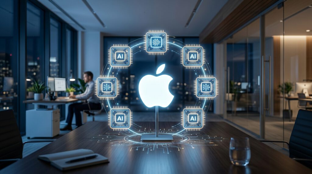 Apple erwirbt sieben KI-Unternehmen, Illustration