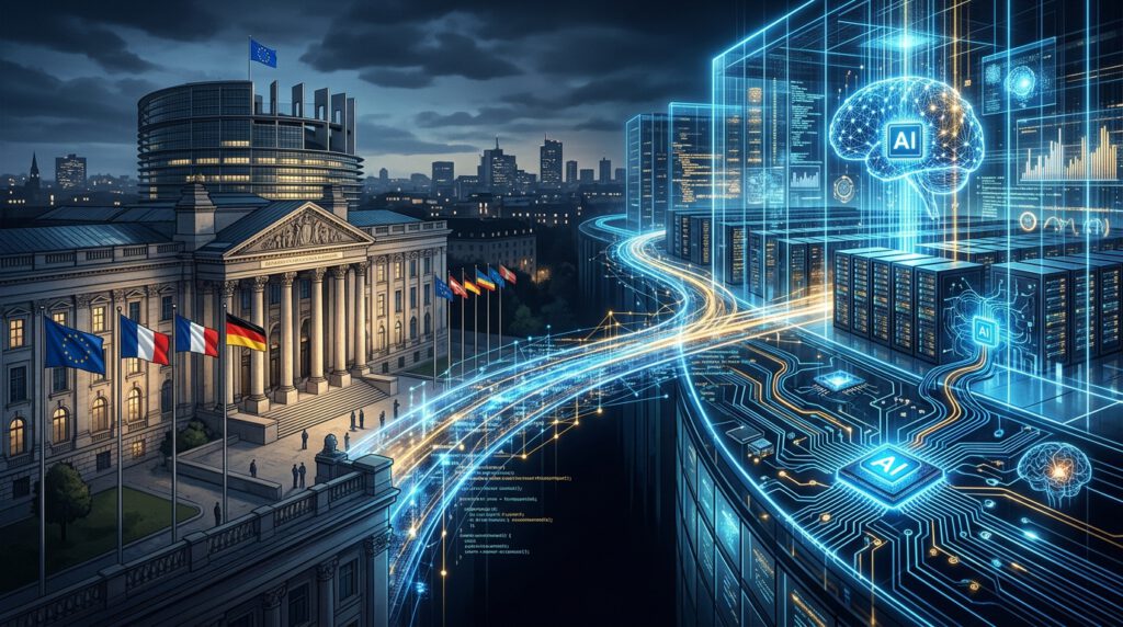 Europe 2031 KI-Szenario - Europas KI-Zukunft zwischen Tradition und digitaler Revolution